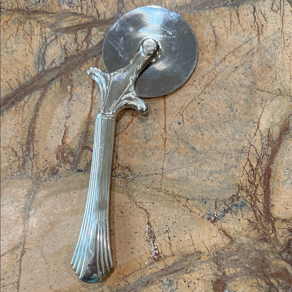 Stainless Steel and Silver platted Pizza Cutter. Towle pattern
